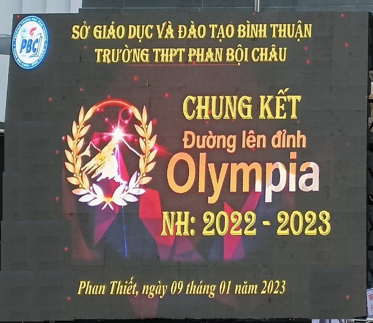 Chung kết "Đường lên đỉnh Olympia lần thứ 6" trường THPT Phan Bội Châu"